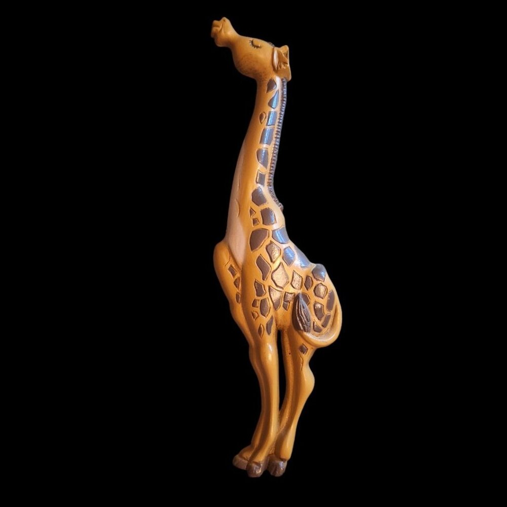 Burwood‎ Products Giraffe Nursery Wall Decor Hanging Vintage Brown Safari Animal